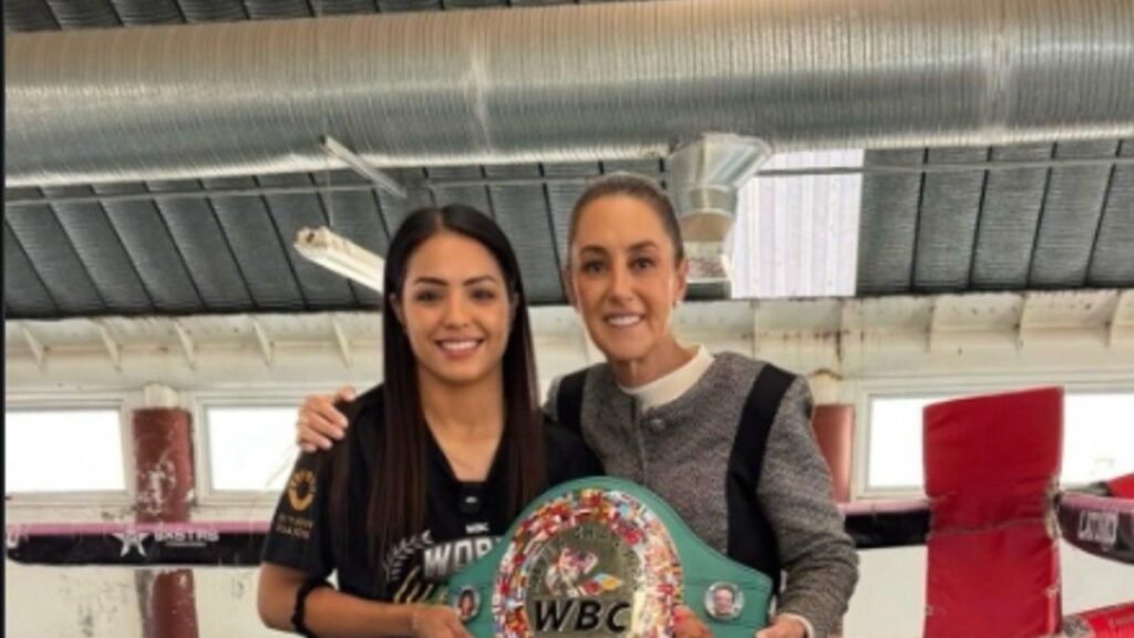 Claudia Sheinbaum honra a Diana “Bonita” Fernández y resalta su influencia en el boxeo femenino