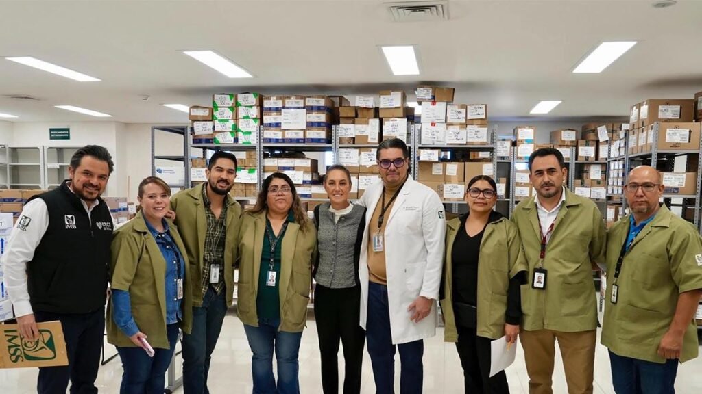 Claudia Sheinbaum realiza una visita al Hospital Regional 2 del IMSS