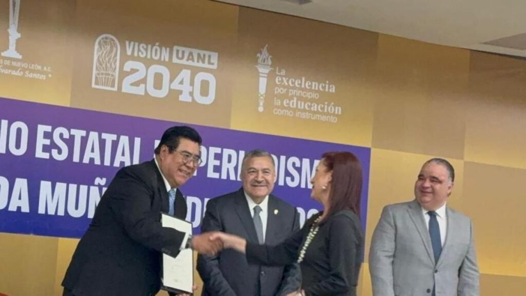 Conductora y reportero de Imagen TV Monterrey ganan prestigioso premio