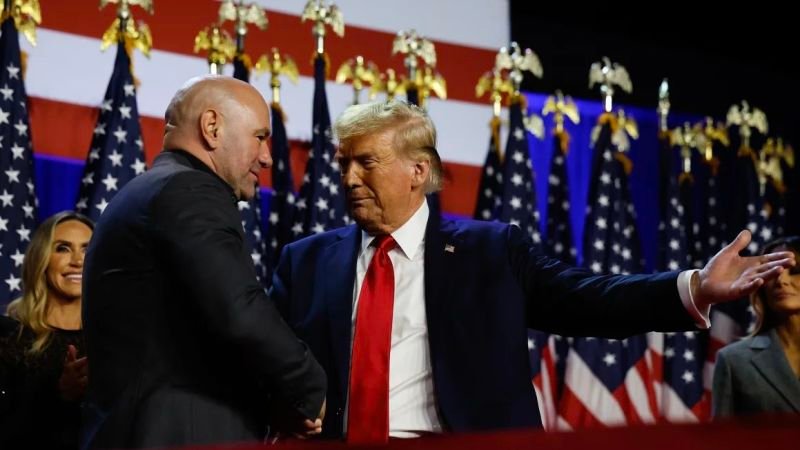 Después de apoyar a Donald Trump, Dana White, presidente de la UFC, anuncia su retiro de la política "desagradable".