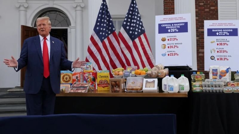 El aumento de los precios de los alimentos llevó a muchos estadounidenses a apoyar a Trump, pero no deberían esperar una disminución en los costos en los próximos cuatro años.