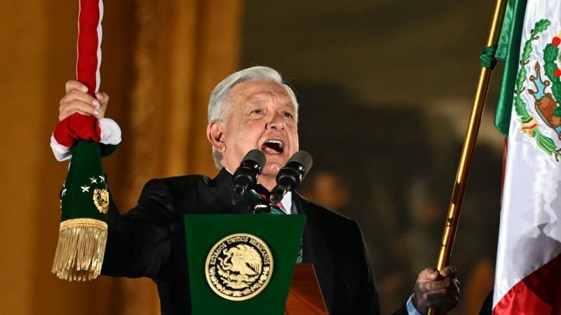 El cierre emotivo de AMLO en el Grito de Independencia de México