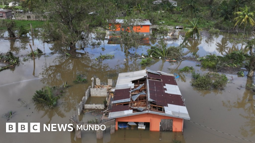 Las impactantes imágenes de la devastación causada por el huracán Melissa en Jamaica