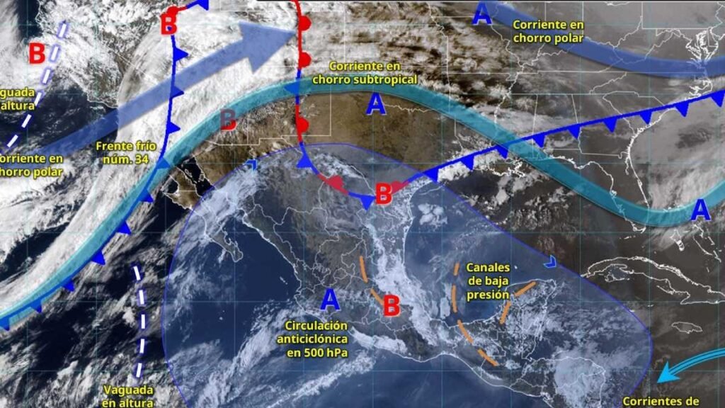 Clima en México para el 12 de febrero de 2026: Nevadas y lluvias a causa del frente frío 34