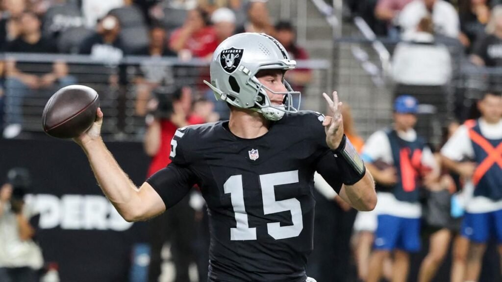 Debut explosivo: Fernando Mendoza anota su primer touchdown con los Raiders