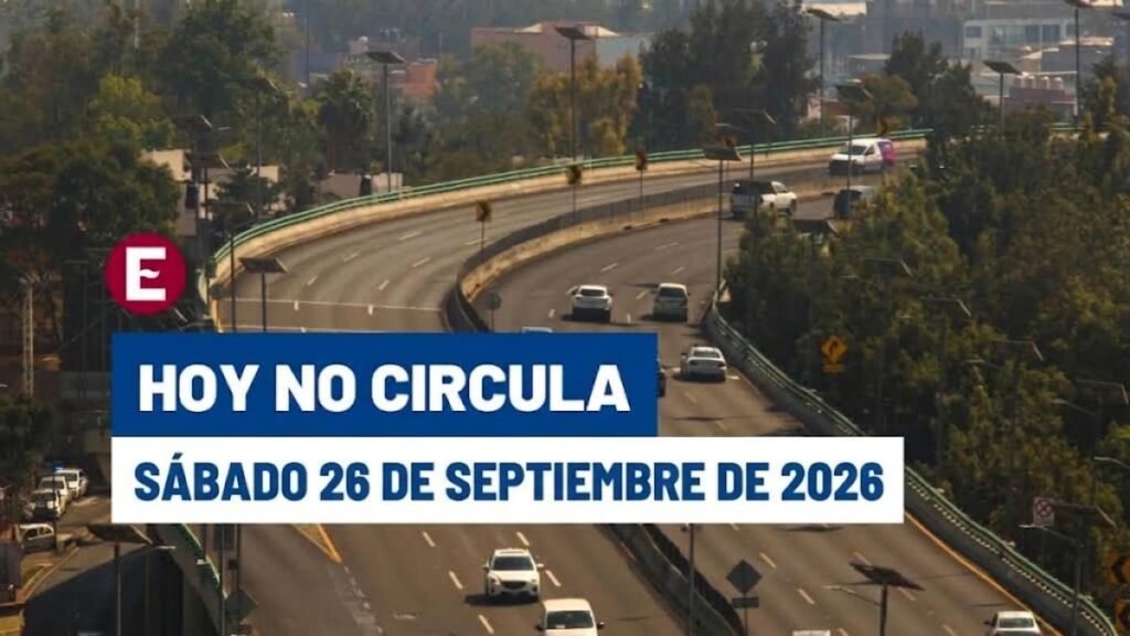 Hoy no Circula: lo que debes saber para el último sábado de septiembre en CDMX y Edomex