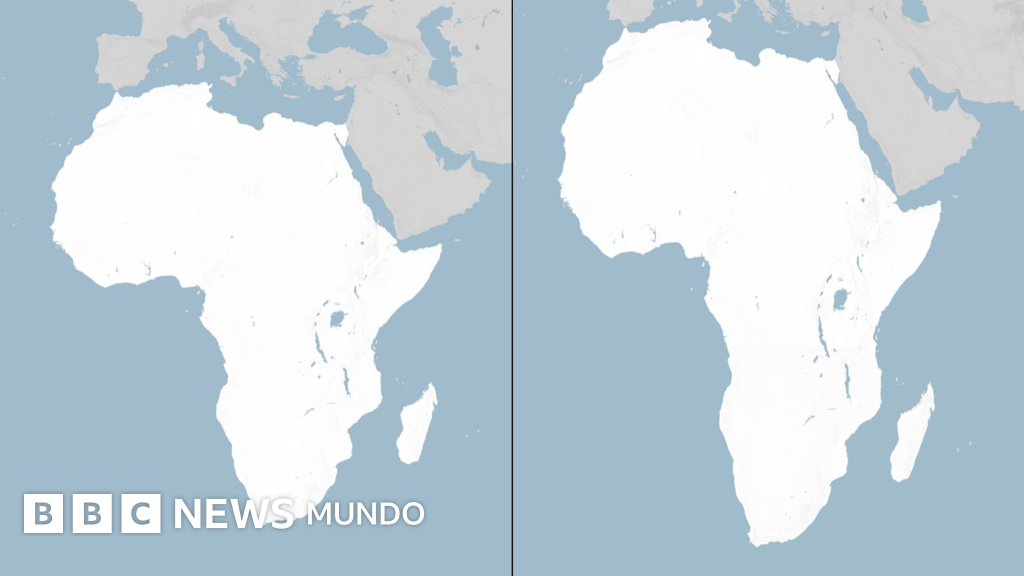 La ONU presenta un nuevo mapamundi que muestra la verdadera magnitud de África